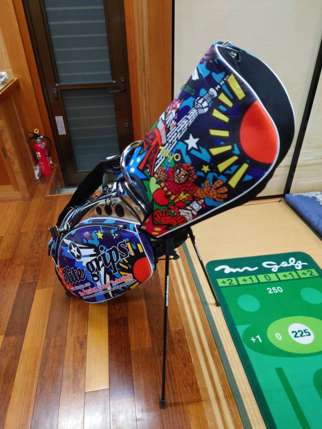 エリートグリップ　キャディーバック　ゲロンネイビー限定品