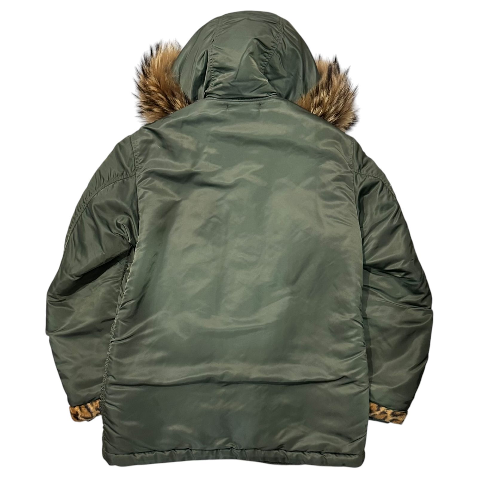 WTAPS(ダブルタップス) 10AW N-3B JACKET FIELD NYLON TWILL ファー ミリタリー ジャケット 102GWDT-JKM04 M カーキ ROKUDENASHI期 レオパード