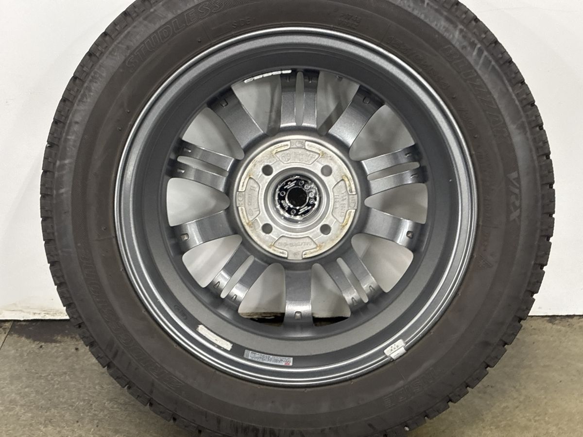 【美品】バルミナ 14in 4.5J +45 PCD100 ブリヂストン ブリザック VRX 155/65R14 N-BOX デイズ スペーシア ミライース ムーブ タント