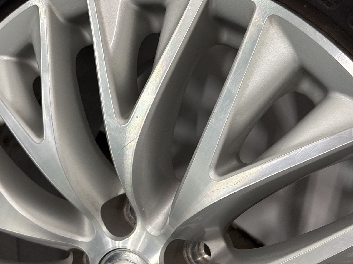 【バリ溝】ニッサン Y51 シーマ 純正 18in 8J +43 PCD114.3 ミシュラン X-ICE SNOW 245/50R18 フーガ スカイライン ノーマル戻し 即納可