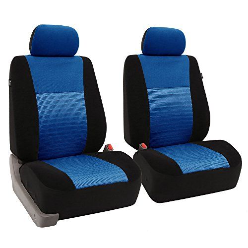 FHグループ(FH Group International) 自動車用シートカバー ブルー 3Dエアメッシュ フロントシート用 ユニバーサルフィット ローバックタイプ エアバッグ対応 SUV/セダン対応 【日本正規輸入品】FB060BLUE1 1501f73b