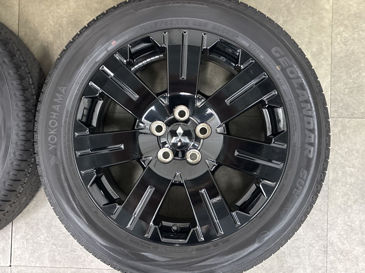 【2025年製 新車外し品】ミツビシ デリカD5 シャモニー 純正 18in 7J +38 PCD114.3 ヨコハマ ジオランダー SUV G055 225/55R18 バリ溝美品 【2025年製 新車外し品】ミツビシ デリカD5 シャモニー 純正 18in 7J +38 PCD114.3 ヨコハマ ジオランダー SUV G055 225/55R18 バリ溝美品