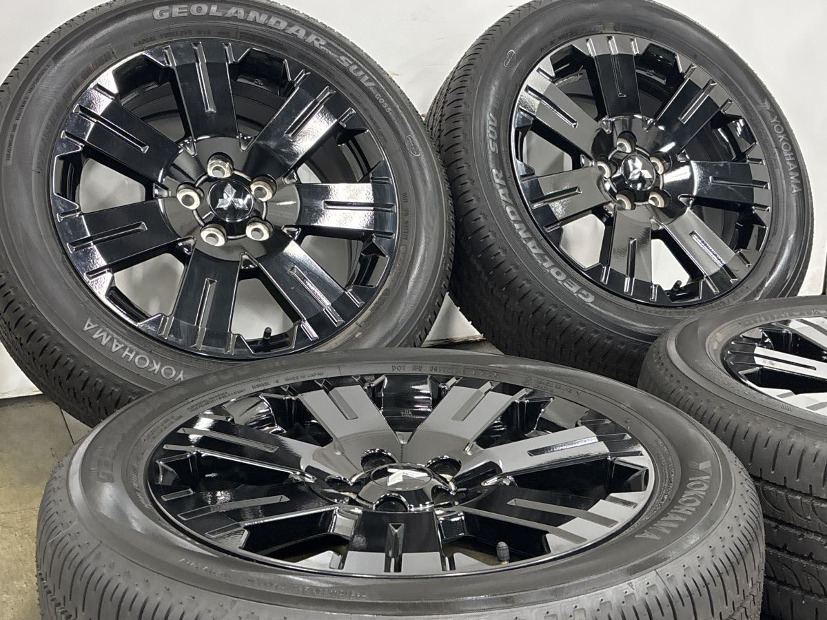 【2025年製 新車外し品】ミツビシ デリカD5 シャモニー 純正 18in 7J +38 PCD114.3 ヨコハマ ジオランダー SUV G055 225/55R18 バリ溝美品 【2025年製 新車外し品】ミツビシ デリカD5 シャモニー 純正 18in 7J +38 PCD114.3 ヨコハマ ジオランダー SUV G055 225/55R18 バリ溝美品