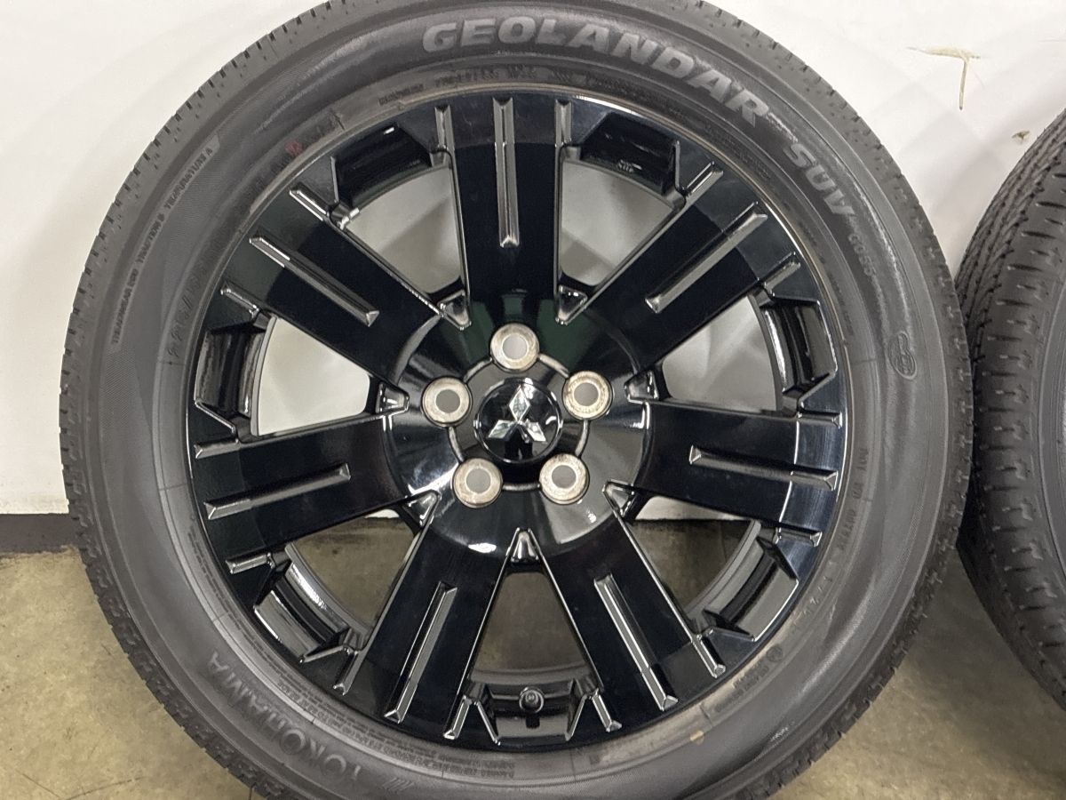 【2025年製 新車外し品】ミツビシ デリカD5 シャモニー 純正 18in 7J +38 PCD114.3 ヨコハマ ジオランダー SUV G055 225/55R18 バリ溝美品 【2025年製 新車外し品】ミツビシ デリカD5 シャモニー 純正 18in 7J +38 PCD114.3 ヨコハマ ジオランダー SUV G055 225/55R18 バリ溝美品