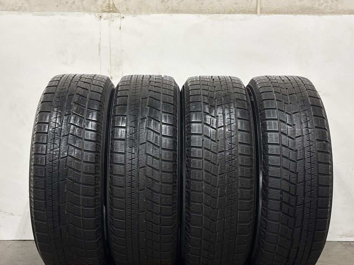 【美品 バリ溝】Strategy 16in 6.5J +38 PCD114.3 ヨコハマ アイスガード iG60 215/65R16 アルファード ヴェルファイア エルグランド