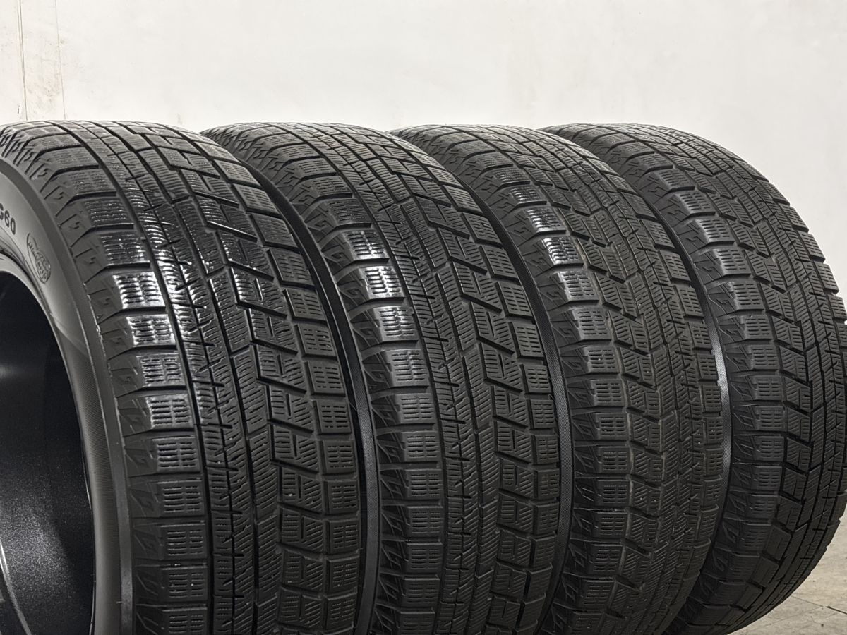 【美品 バリ溝】Strategy 16in 6.5J +38 PCD114.3 ヨコハマ アイスガード iG60 215/65R16 アルファード ヴェルファイア エルグランド