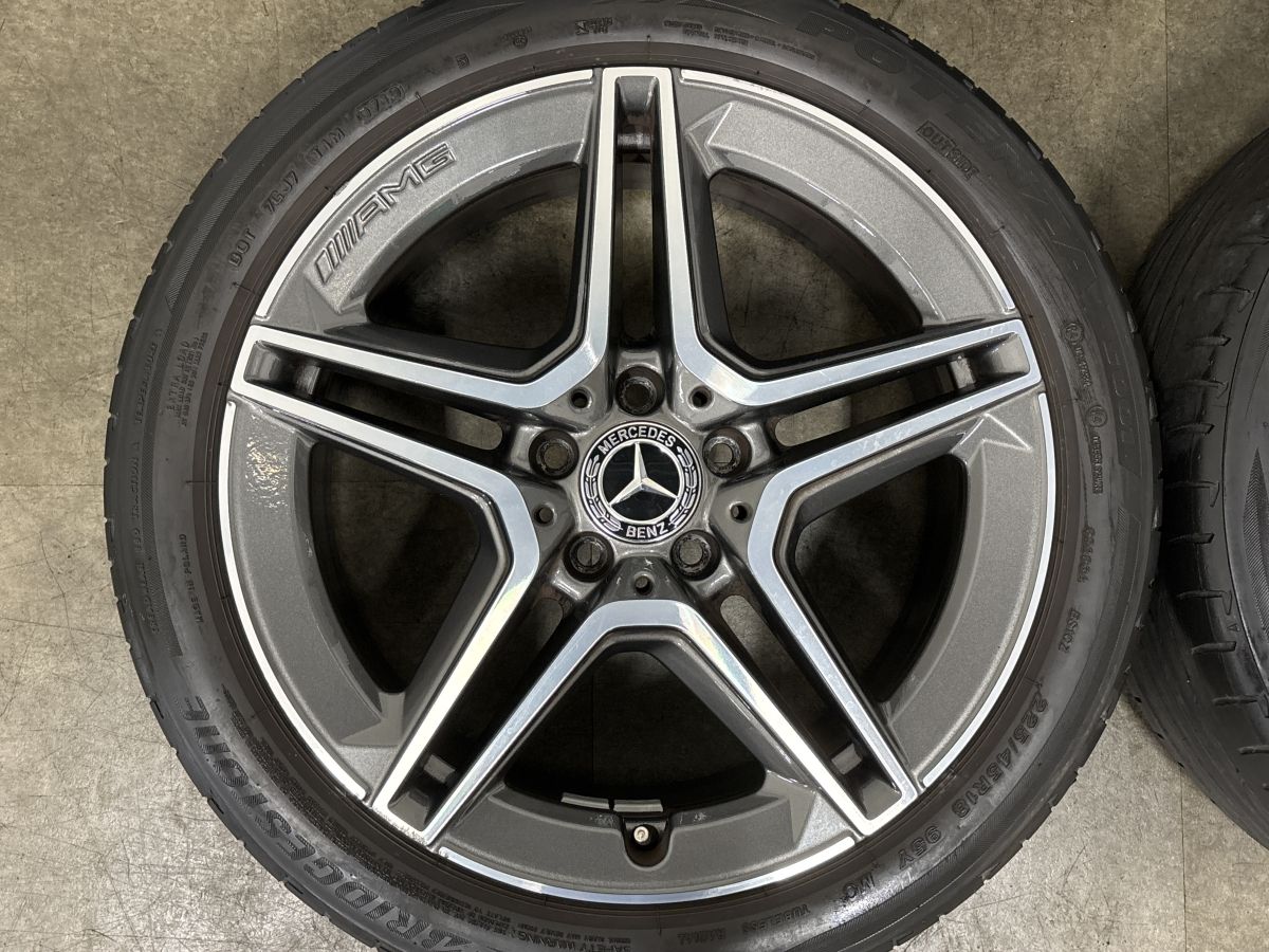 【正規品】メルセデス・ベンツ W205 Cクラス 純正 18in 7.5J +44 8.5J +49 PCD112 品番:A2054019500 A2054019600 ホイールのみ販売可能
