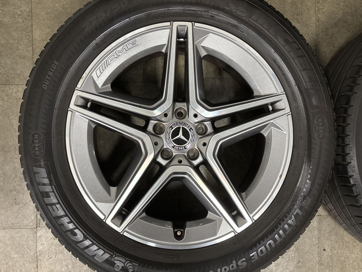 【ホイールのみ販売可能】ベンツ V167 GLE 純正 20in 9J +57 +44 PCD112 ミシュラン ラティチュードスポーツ3 275/50R20 MO 承認 即納可能