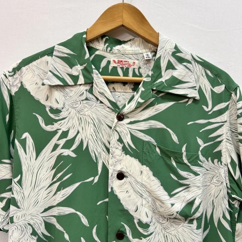 サンサーフ SS39213 アロハシャツ LOVELY HULA HANDS メンズ S ISItems【USED】【古着】【中古】50158942