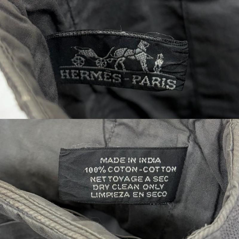 エルメス アメダバ ガバドゥ ダブル ショルダー バッグ トート コットン レザー キャンバス レディース - ISItems【USED】【古着】【中古】50158940