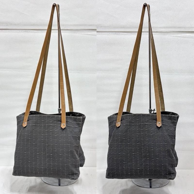 エルメス アメダバ ガバドゥ ダブル ショルダー バッグ トート コットン レザー キャンバス レディース - ISItems【USED】【古着】【中古】50158940