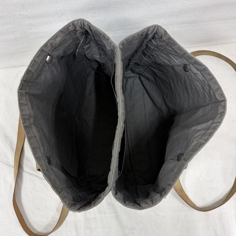 エルメス アメダバ ガバドゥ ダブル ショルダー バッグ トート コットン レザー キャンバス レディース - ISItems【USED】【古着】【中古】50158940