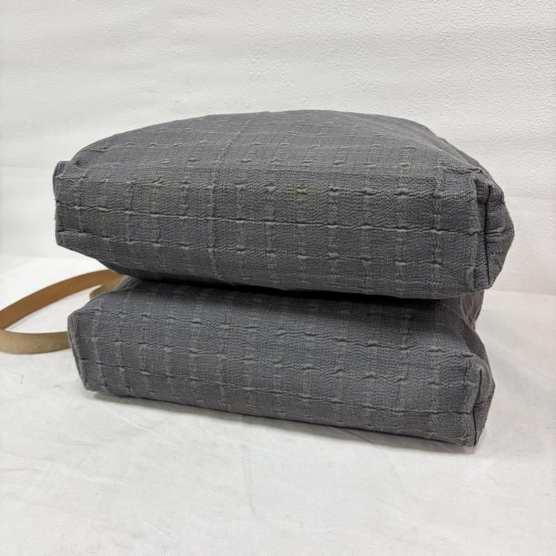エルメス アメダバ ガバドゥ ダブル ショルダー バッグ トート コットン レザー キャンバス レディース - ISItems【USED】【古着】【中古】50158940