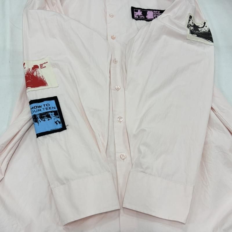 ラフシモンズ 20ss パッチ ワーク 長袖 シャツ オーバーサイズ ロゴ メンズ 46 ISItems【USED】【古着】【中古】50158949 ラフシモンズ 20ss パッチ ワーク 長袖 シャツ オーバーサイズ ロゴ メンズ 46 ISItems【USED】【古着】【中古】50158949