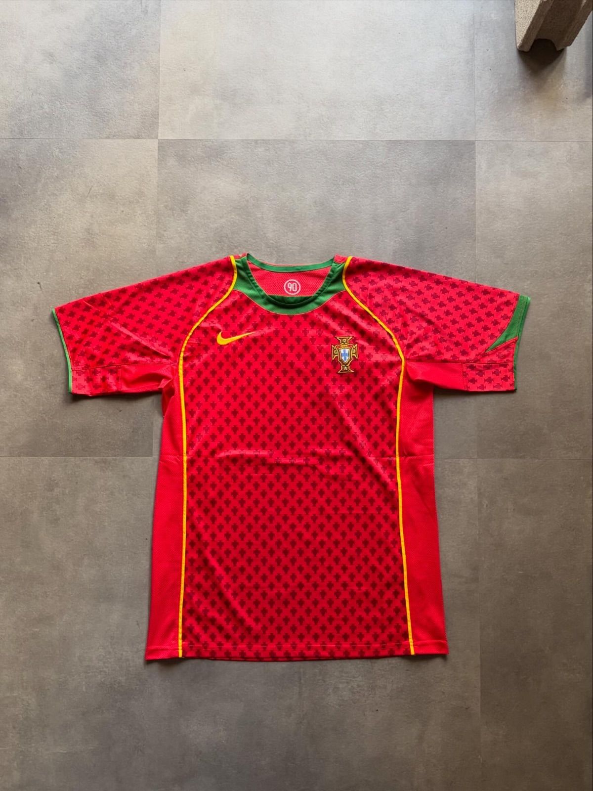 NIKE ポルトガル代表 ゲームシャツ サッカーユニフォーム 赤 モロッコ製
