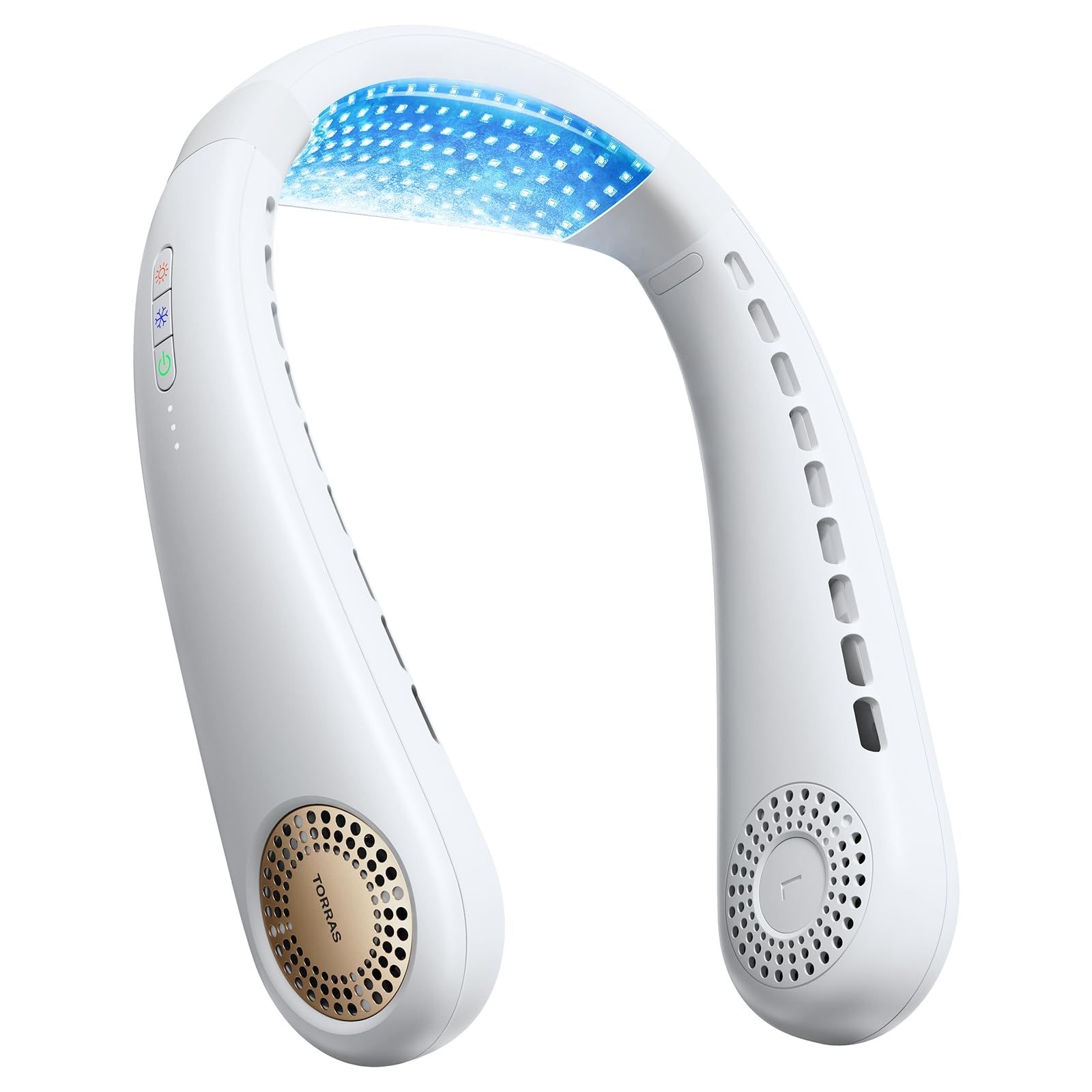 【新品】TORRAS ネッククーラー COOLiFY Air 冷却プレート 首掛け扇風機 ネックファン 【2026新冷却システム】 ペルチェ素子 360°立体送風 120°調整可能 24h稼働 5000mAh 多機能モード 10W急速充電?応 892c1fe2