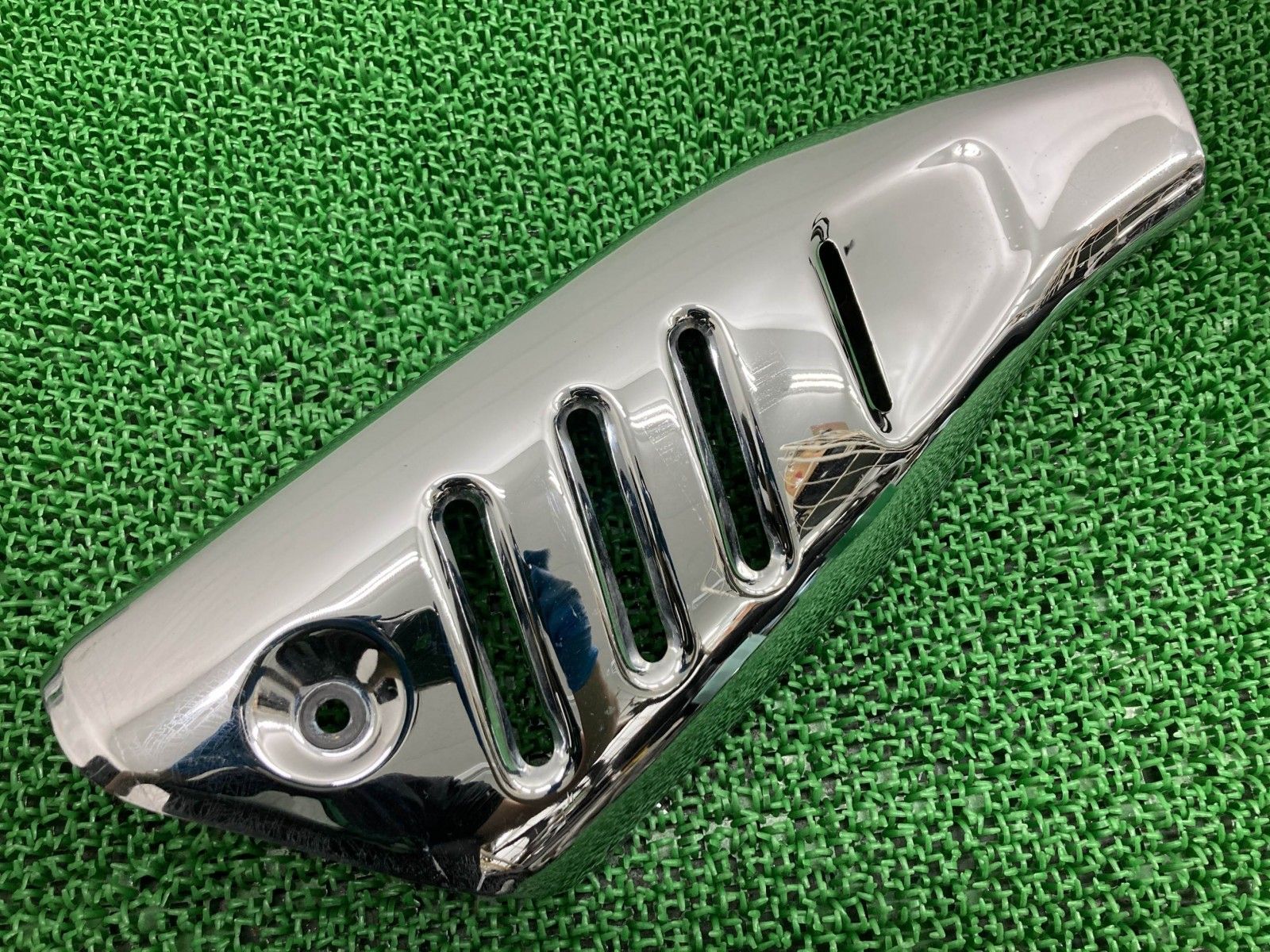 TW200 マフラー 2JL ヤマハ 純正 中古 DG07J フルエキ ヒートガード