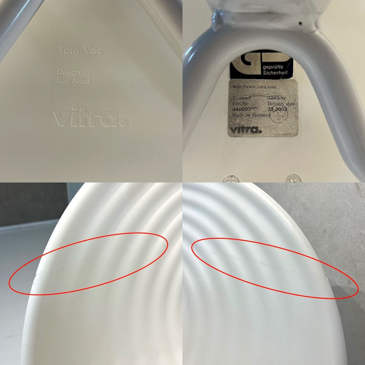 Vitra ヴィトラ Tom Roll トムロール デスクチェア ワークチェア キャスターチェア 椅子 チェア 樹脂座面 ホワイト モダン 北欧 ミニマル Vitra ヴィトラ Tom Roll トムロール デスクチェア ワークチェア キャスターチェア 椅子 チェア 樹脂座面 ホワイト モダン 北欧 ミニマル