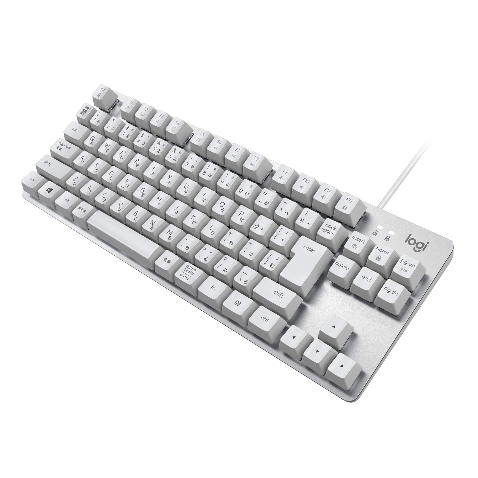 ロジクール K835OWR 有線 メカニカルキーボード 赤軸 リニア テンキーレス コンパクト メカニカル キーボード 有線キーボード オフホワイト windows surface K835 国内正規品 shu