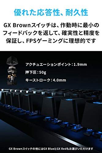 Logicool G ゲーミングキーボード G512r-TC 有線 タクタイル 茶軸 確かな打鍵感 GXスイッチ 日本語配列 LIGHTSYNC RGB USB パススルー ゲーミング キーボード メカニカルキーボード G512 PC window m shu