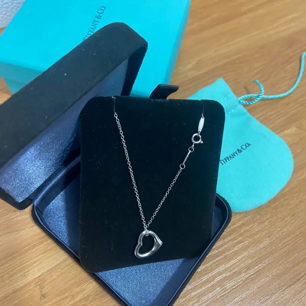 ティファニー オープン ハート ネックレス フルセット