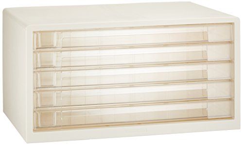 ナカバヤシ アバンテV2 レターケース 書類収納 A3 浅5段 シロ A3-55Wｍａ