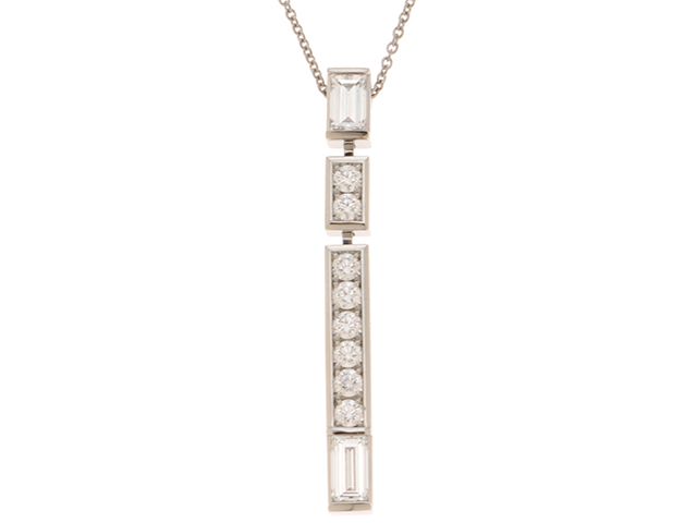 HARRY WINSTON ハリーウィンストン トラフィック ネックレス PEDPRFLGTRF Pt950プラチナ/ダイヤモンド1.37ct レディース【中古】