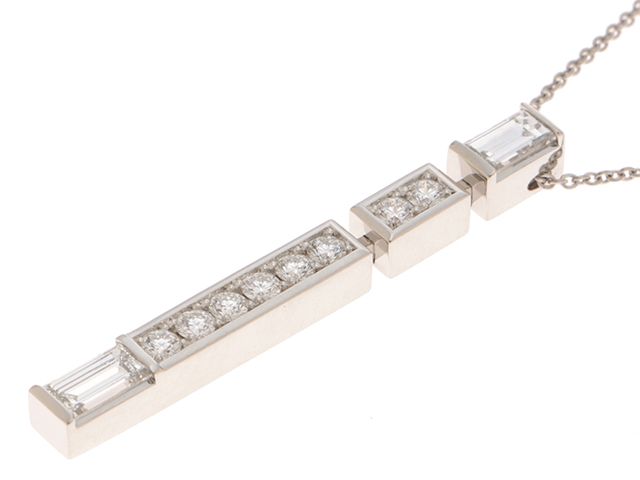 HARRY WINSTON ハリーウィンストン トラフィック ネックレス PEDPRFLGTRF Pt950プラチナ/ダイヤモンド1.37ct レディース【中古】