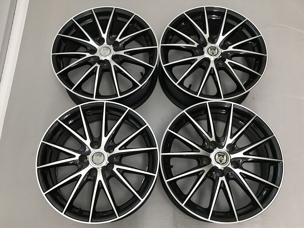 ◎傷少良品 17inc 7J +48 114.3/5H 即納 個人宅OK 4本 検) アルファード VOXY RAV4 ヤリスクロス エクストレイル エルグランド レヴォーグ