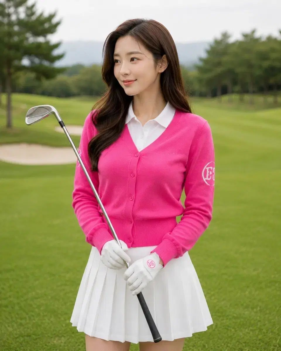 G FORE(ジーフォア) レディース ゴルフ ニット カーディガン L