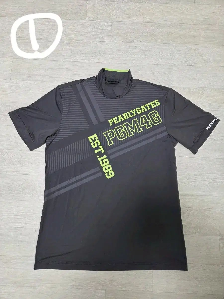 PEARLY GATES パーリーゲイツ メンズ 接触冷感 ネック Tシャツ