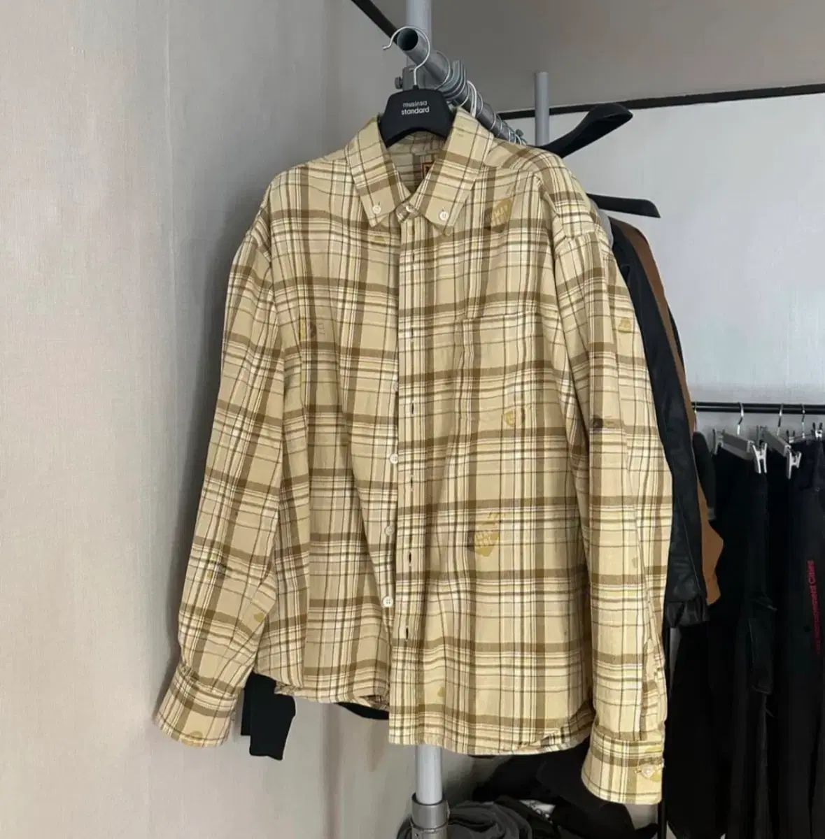HUMAN MADE ヒューマンメイド 聖水 シャツ チェック柄 XL