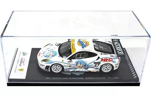 【中古】ミニカー 1/43 FERRARI F430GTC 2011 PACIFIC NAC IKAMUSUME SHIKISHIMA #27(ホワイト)