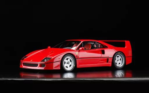 【中古】ミニカー 1/18 フェラーリ F40(レッド) [PMK1802R]