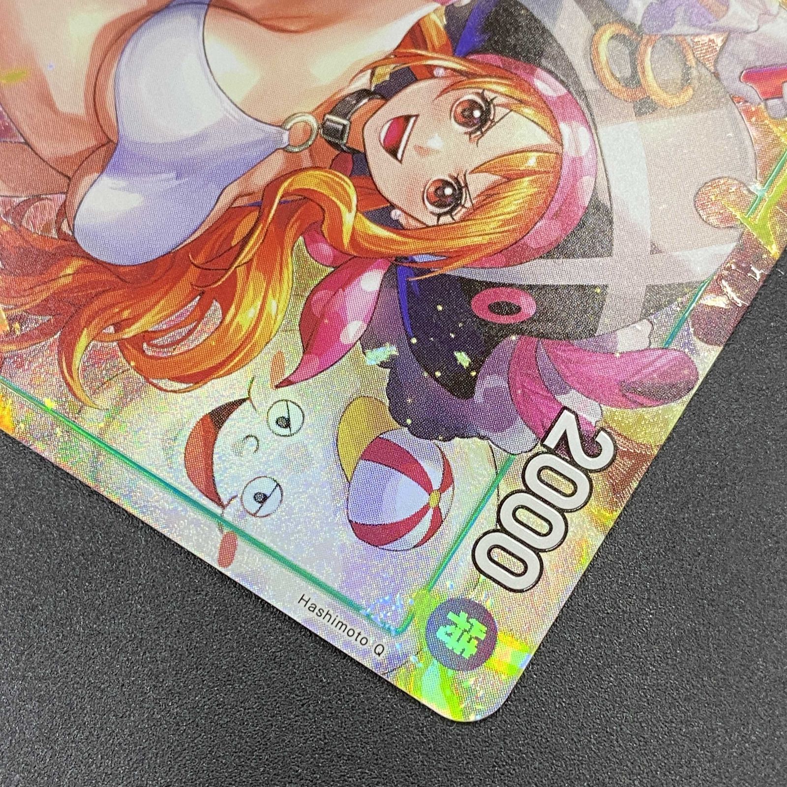 ワンピースカードゲーム ワンピ ナミ［パラレル］（Hashimoto Q) SR