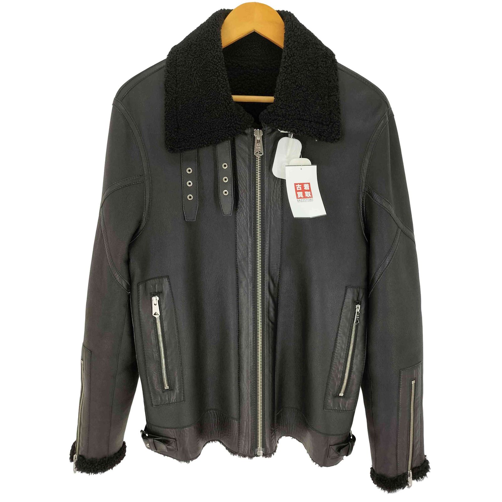 ポールスミス Paul Smith B-3型 羊革 ムートンジャケット メンズ import：L