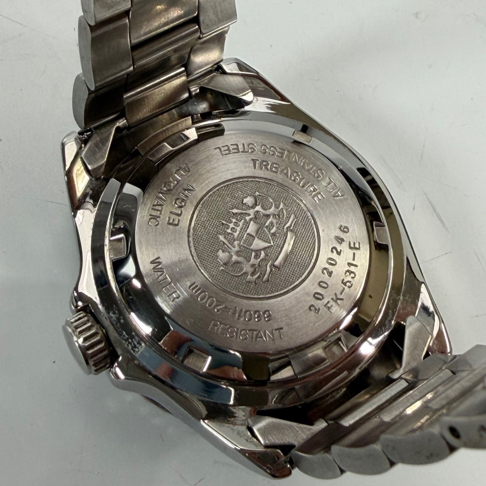 ELGIN FK-531-E 自動巻 ダイバーズウォッチ エルジン 腕時計 