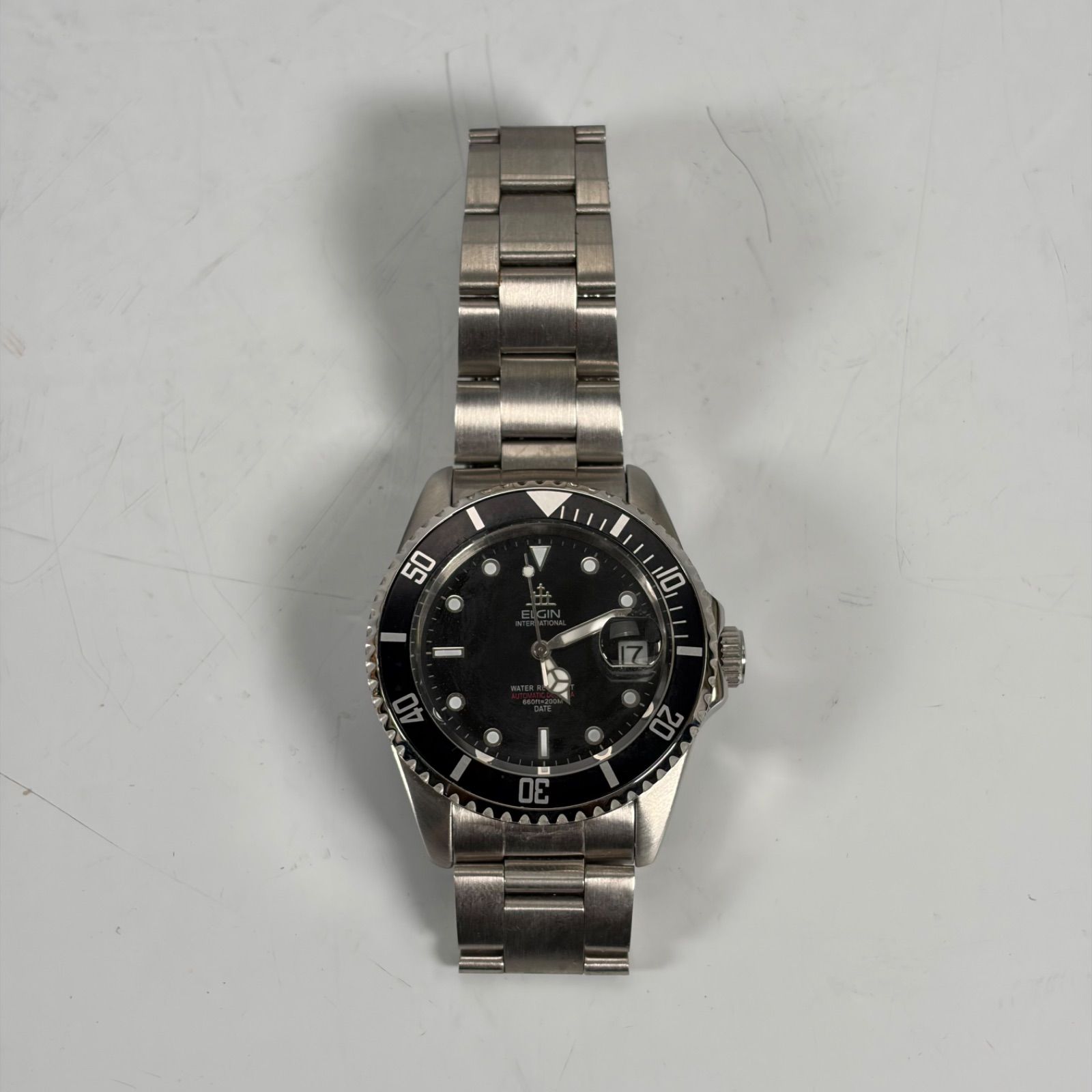ELGIN FK-531-E 自動巻 ダイバーズウォッチ エルジン 腕時計 