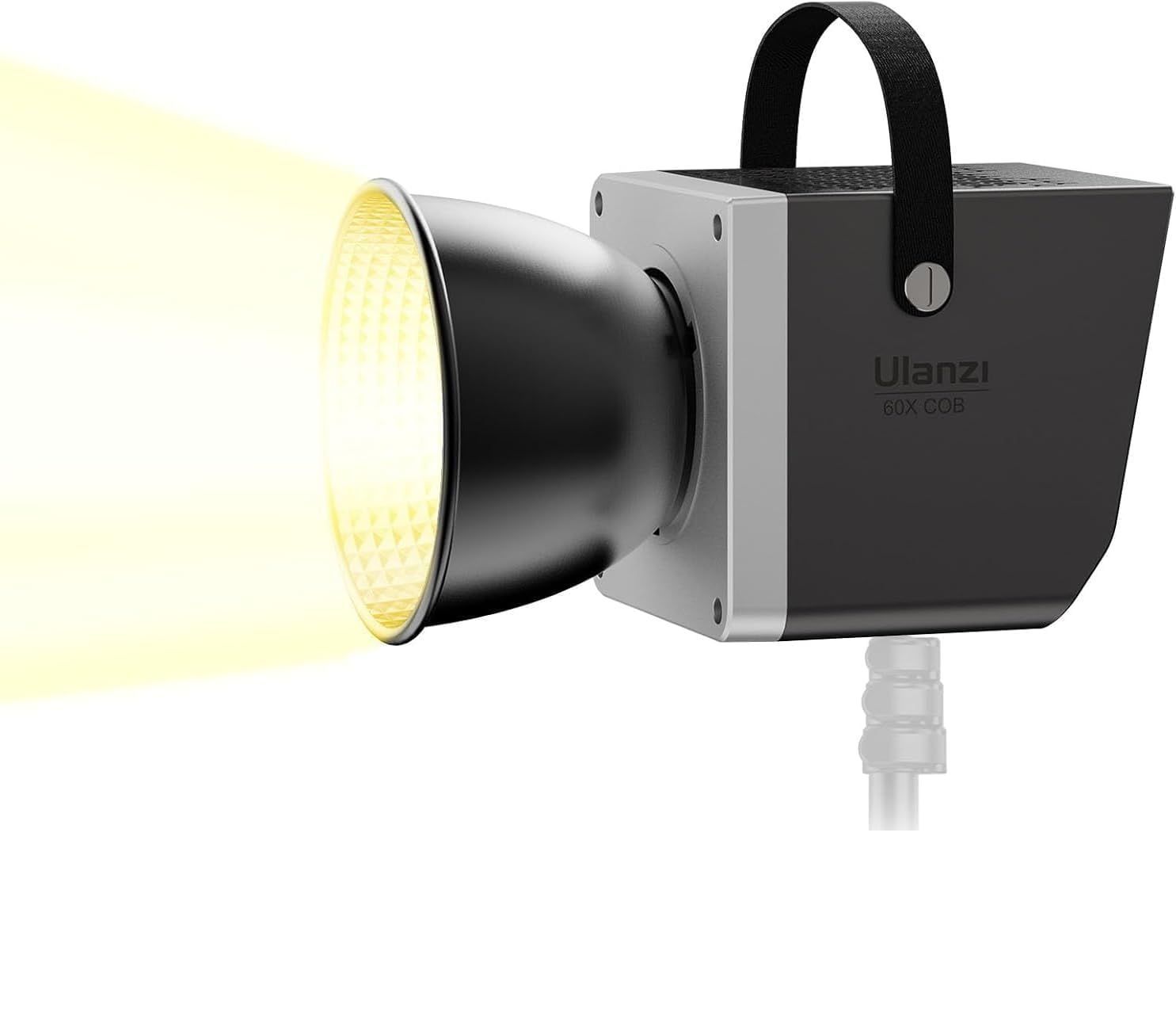 【数量限定】Ulanzi LT005 60W COB撮影ライト LEDビデオライト/高輝度 2700K-6500K 色温度CRI 95+ TLCI 96+ 12種類光効果 Youtube/ライブ配信/インタビュー等に対応