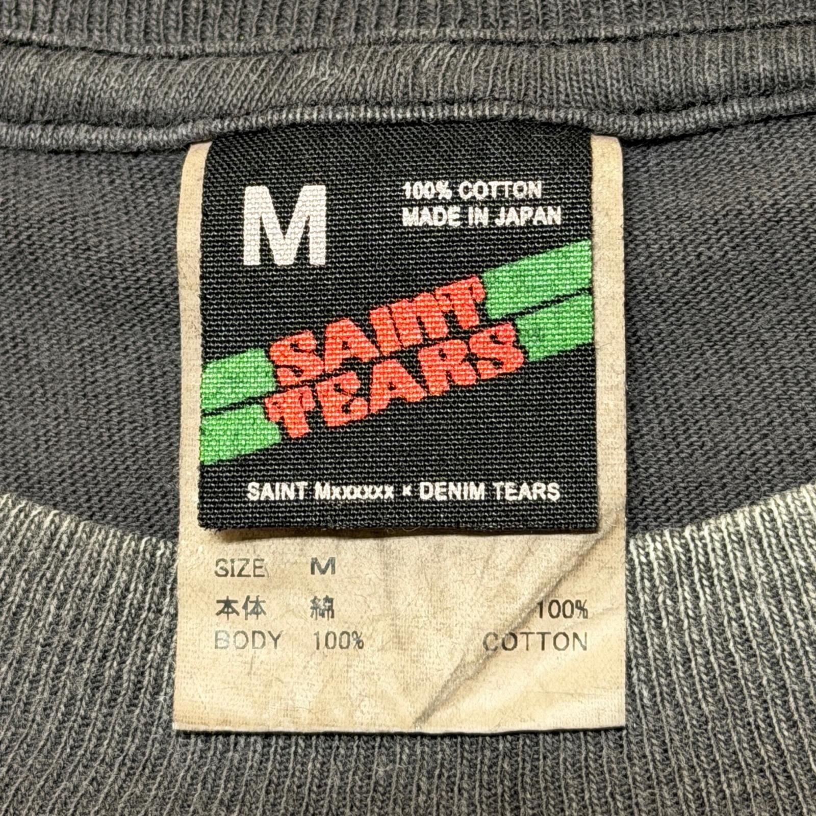 参考上代46200円 SAINT MICHAEL × DENIM TEARS 24AW SS TEE ST TEARS 