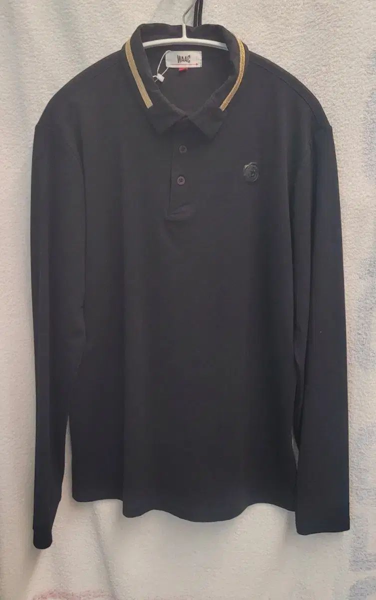 W ANGLE カラーネック 長袖 Tシャツ アイボリー
