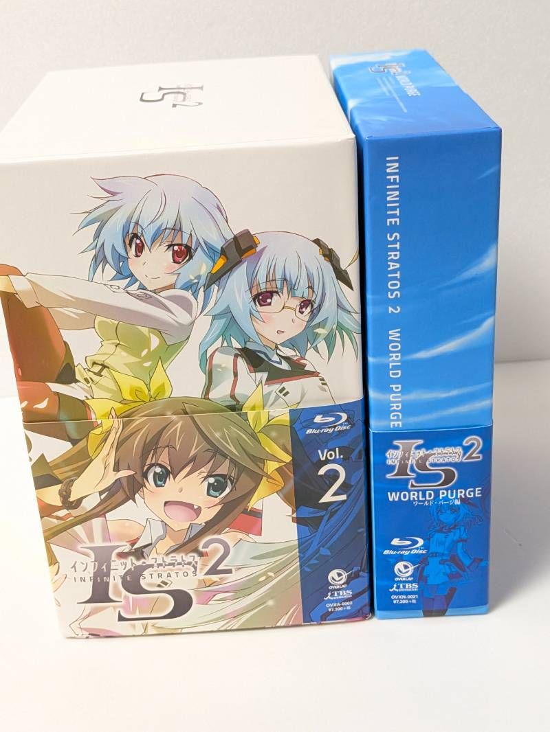 アニメ インフィニット・ストラトス2 2期 VOL.1～VOL7,ワールドパージ編,インフィニット・ストラトス アンコール 全9点セット Blu-ray-BOX 初回生産限定版