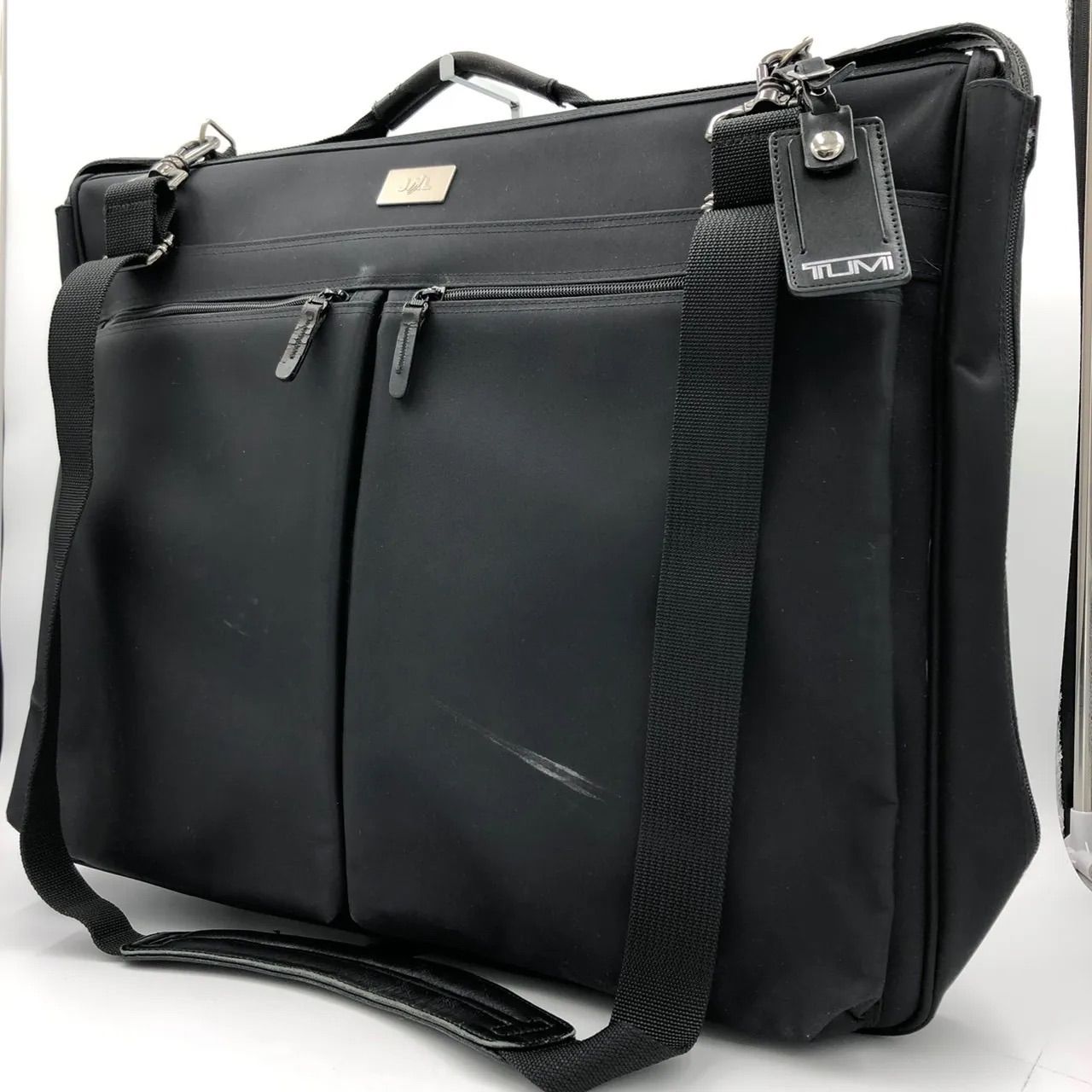 JAL TUMI ガーメントバッグ トラベル ナイロン 黒 ブラック 出張 中古