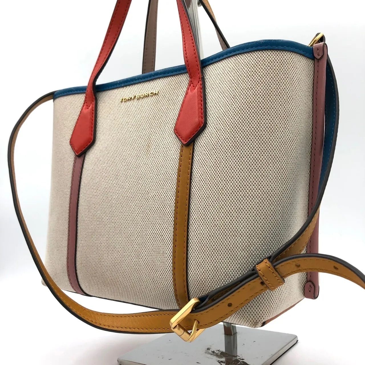 トリーバーチ TORY BURCH 2WAY トートバッグ キャンバス マルチ - メルカリ