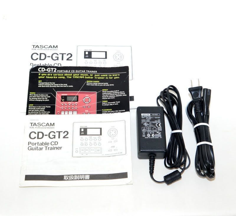 TASCAM タスカム CD-GT2 ギター用CDトレーナー AC電源アダプター付属