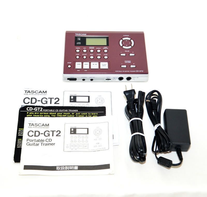 TASCAM タスカム CD-GT2 ギター用CDトレーナー AC電源アダプター付属