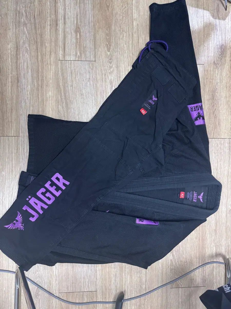JAEGERLECOULTRE ジャガールクルト V2 ブラック+PURPLE パープル A2 柔術 Jiu-Jitsu 柔道着