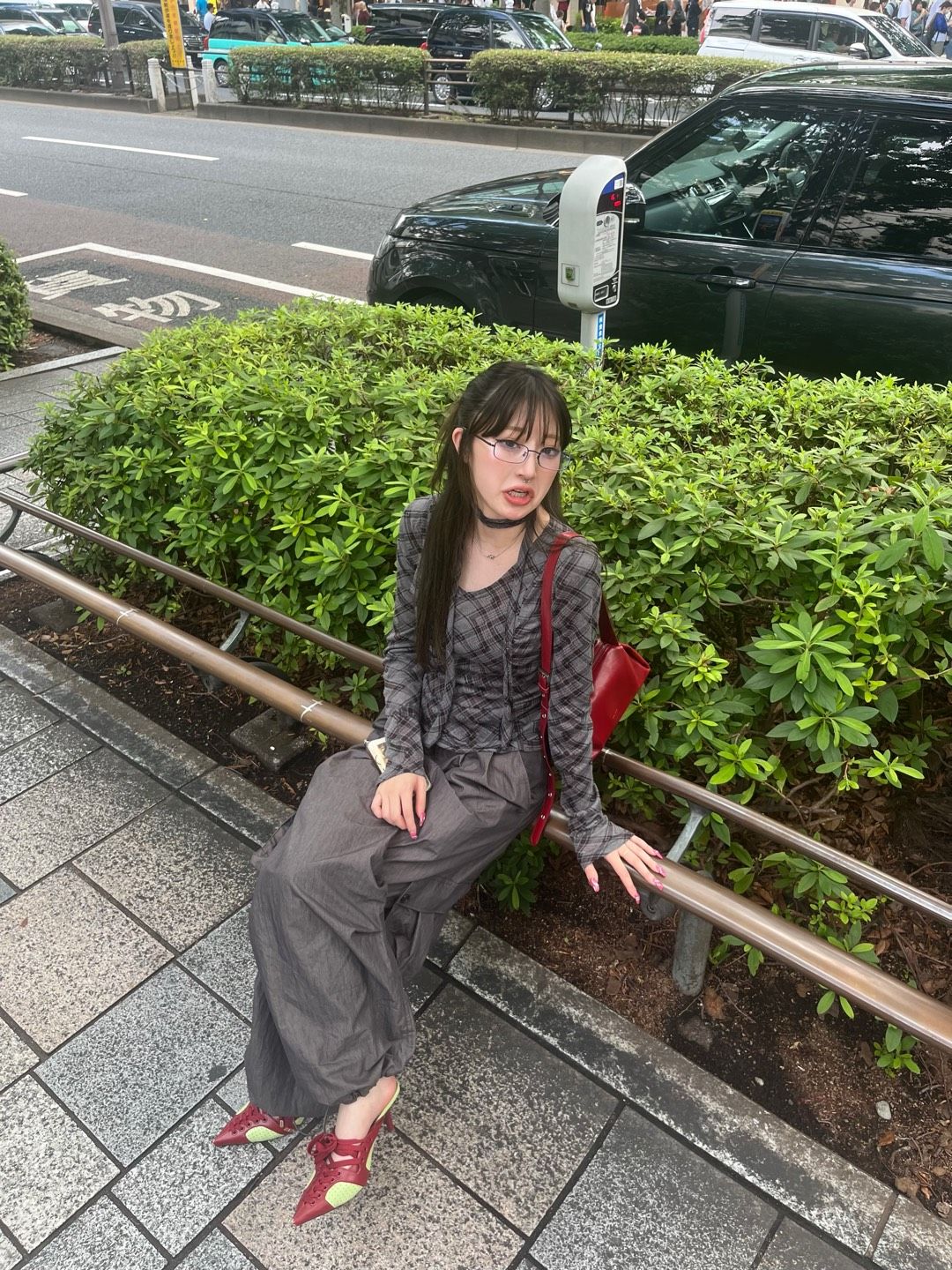 SQU'ARE ショルダーバッグ レッド SQU'ARE ショルダーバッグ レッド