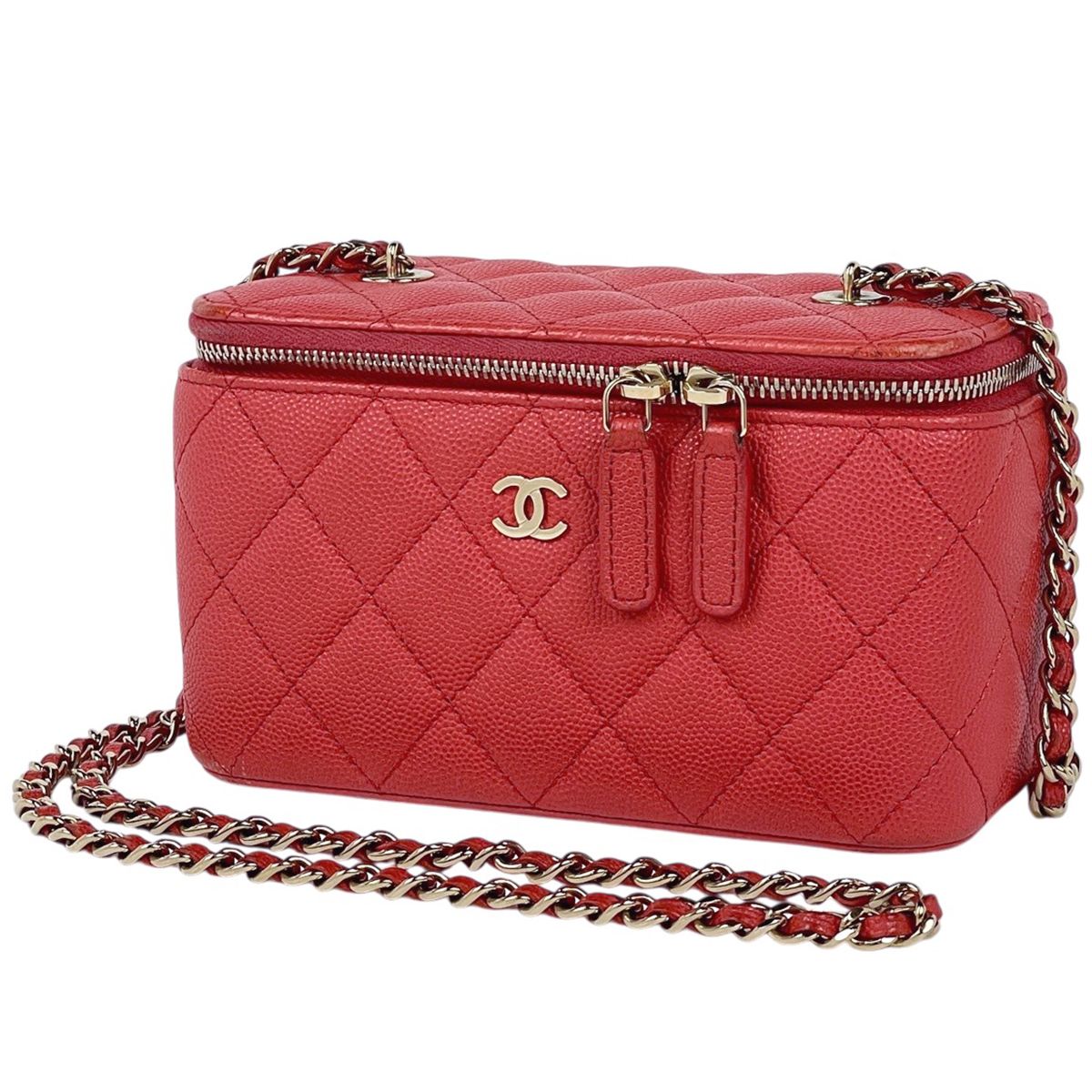 シャネル CHANEL ココマーク チェーン ショルダーバッグ バニティ 