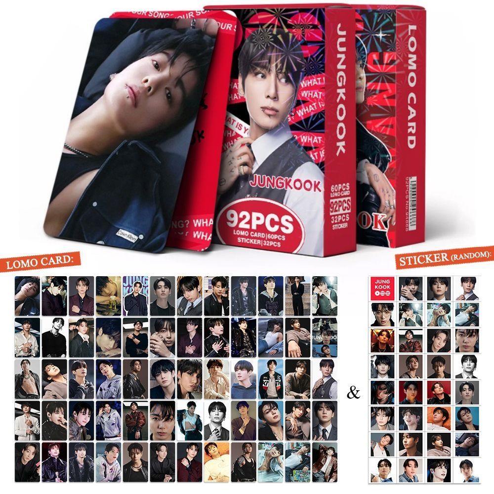 JUNGKOOK】ARIRANG ロモカード＆ミニミニシール☆92PCS☆BTS・防弾少年